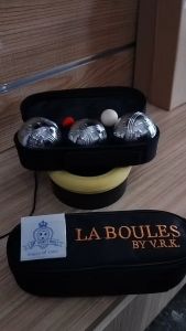 Petanque BOULES เปตอง ลูกเปตอง 1 ชุดมี 3 ลูก (พร้อมลูกแก่น กระเป๋า และที่วัดระยะ)