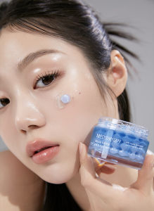 [100% Original] MEDITHERAPY Blue layer Double Water Cream 50g - Daily Face Moisturizer for Hydrating and Firming - Capsule and Gel Cream with Nano-hyaluronic Acid & Blue Agave for Radiant Glow - Suitable for All Skin Types