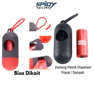 SPIDY Kantong Plastik Dispenser Kresek Sampah Kendaraan Popok Kotoran Piaraan