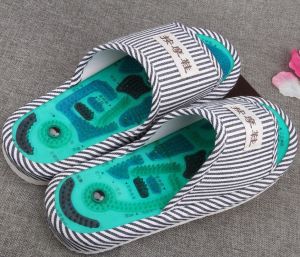 Anti-Slip Massage Slippers Acupoint Pressure Board Foot Bottom Therapy Shoes Indoor Home Use Men Women Summer Massage Sandals