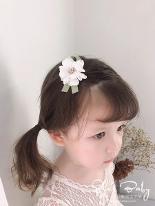 Baby Girl Hair Accessories Side Clip Celebrity Infant Small Hair Clip Headwear Fresh Osmanthus Flower Design Korean Style
