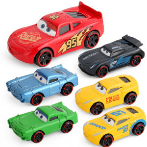 CARS Lightning McQueen Finn McMissile Jackson Storm Cruz Ramirez Ramone Alloy Car Car Model Inertia Scooter Ornament Childrens Toy Souvenir Birthday Gift