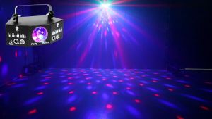Đèn DJ RGB Led Laser sân khấu YSH-506 trang trí phòng karaoke cảm biến âm thanh