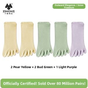ZIMONS | Anti-Odor Anti-Bacterial Summer Anti-Slip Toe Socks