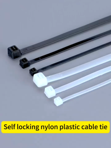 250Pack Heavy-Duty 16-Inch Long Large Nylon Cable Ties - Ultra-Strong High Tensile Strength Easy-to-Use Zipper Durable Black Finish Ideal for Heavy-Duty Projects Cable Management and Organization