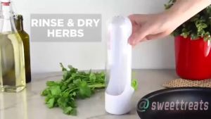 Fresh Herb Keeper Storage Container Preserver Savor Pod Herb Bottle Mint Parsley Asparagus Pod Sealing Lid