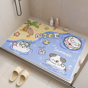 Bathroom Anti-Slip Suction Cup Mat Childrens Bath Room Shower Proof Falls Mat Home Use Massage Pad Floor Rug Modern Simple Style