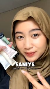 SANIYE 7 Warna Concealer Full Coverage Untuk Jerawat & Bekas Luka Merah Dan Hijau Waterproof
