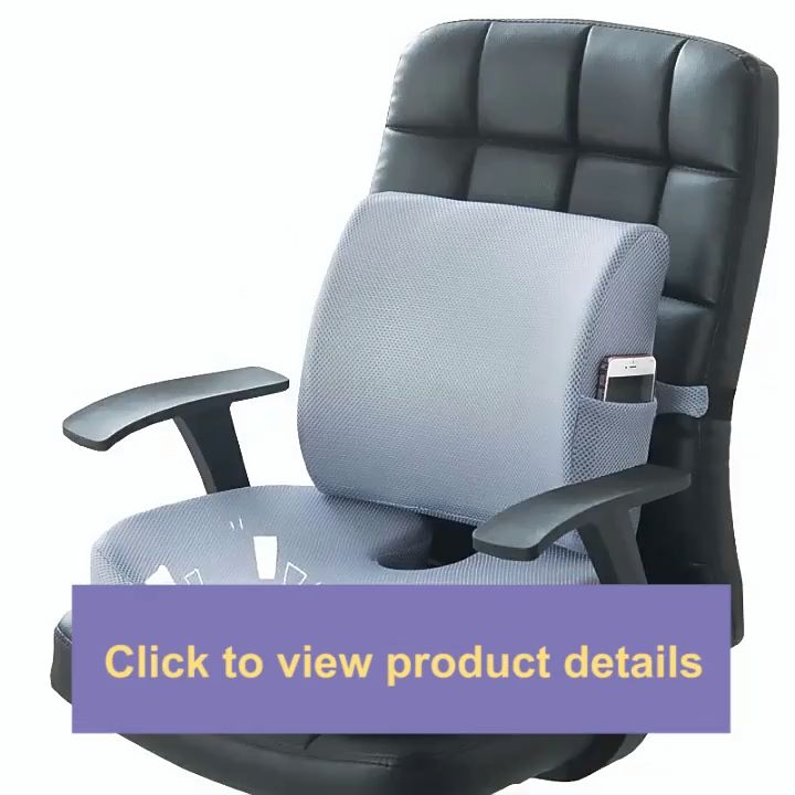 Back pain chair online pillow