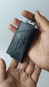 X-PRO | Gantungan Kunci Kulit Sintetis Premium | Gantungan STNK Bahan Kulit PU Tebal | Dompet STNK Motor Mobil