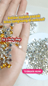 Diamond Pemata Jahit Cangkang 3D Grade A Payet Ss 20 Per 20 Butir