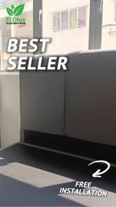 ECOlux - Ivy Divan Bedframe | Bed Frame | Dark Grey | High Quality Fabric