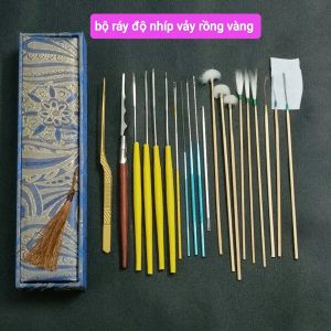 bộ ráy tai độ nhíp vảy rồng vàng xịn sò độ mài chuốt tỉ mỉ