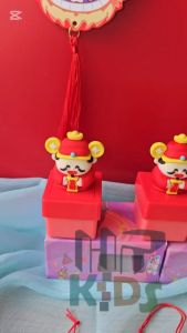 Móc khóa ông thần tài có nhạc có đèn vui nhộn