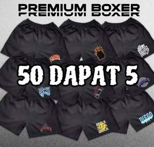 PAKET HEMAT BOXER CELANA PENDEK SKENA KEKINIAN BISA COD | FREE ONGKIR