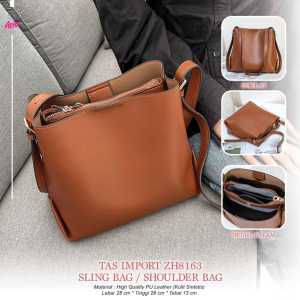 BISA COD Tas Keren Import Sling Bag / Shoulder Bag / Hand Bag High Quality Tas Import ZH8163 Koleksi Tas Kerenz