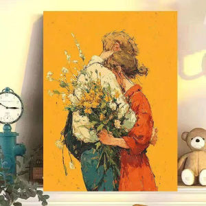 KAYOU | Tự Làm Tranh Kỹ Thuật Số Những Người Yêu Thích Hoa Sơn Theo Số Lượng Vẽ Tay Nghệ Thuật Hình Ảnh Trên Vải Món Quà Độc Đáo Trang Trí Artcraft