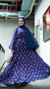 Gamis MONA Dress BY OMEIRO ADDICT - Lebaran Umroh REALPIC 100%