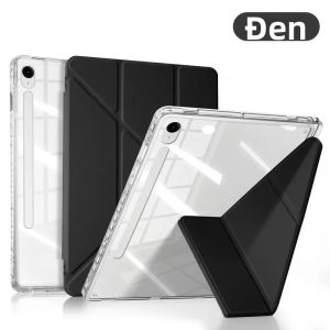 Ốp Lưng Thông Minh Dành Cho Samsung Galaxy Tab S11/S10 Lite/S9 FE Plus/A11/A9/Y-fold Stand Có Ngăn Đựng Bút - Vỏ Bảo Vệ TPU Chống Sốc