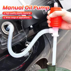 Digeo Manual Oil Pump Syphon Tube Hand Fuel Pump Plastic Oil Suction Pipe