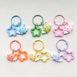 Móc khoá Angel Stars xinh xắn treo balo thú bông handmade | Xiaoxingyarn