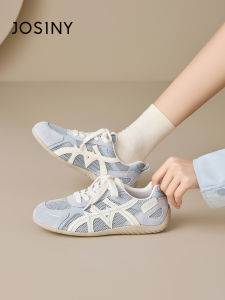 Josiny | Genuine Leather Training Shoes For Women Summer New Sporty Design