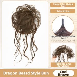 JUZITING | Puff Up Natural Invisible Hair Buns Extensions