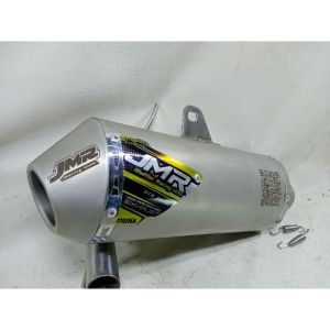 PRODUK LOKAL ORIGINAL KNALPOT MOTOR KLX CRF BORE UP OV H20 SANBLASTING 4 IN