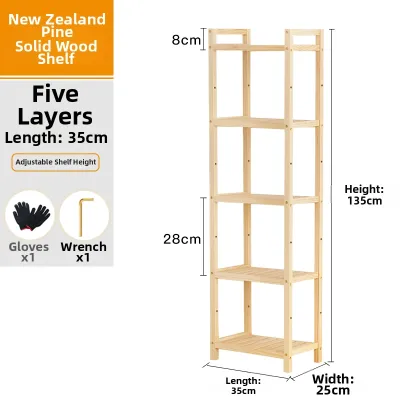 Real Wood Multi-Purpose Storage Shelf