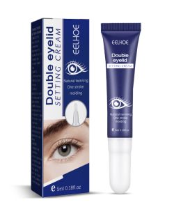 Eelhoe Double Eyelid Lifting Cream Invisible Eyelid Defining Cream For Drooping Eyes Waterproof Eyelid Setting Cream Eyelids Styling Shaping Cream Big Eye and Beauty Cream(5ml)