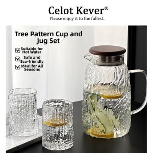 Borosilicate Glass Water Pitcher for Tea Storage Large Capacity