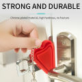 Security Portable Door Lock Latch No Drill Manual Hotel Room Devices For Add Security Holes Removable For Travel Safety. 