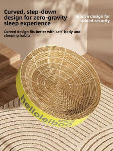 HELLOLEIBOO | Durable Non-Detachable Large Cat Scratching Board