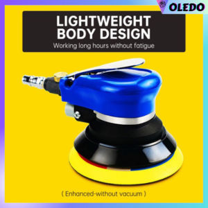 OLEDO 5 inches pneumatic polishing machine car polishers pneumatic sander air Eccentric orbital sander tool