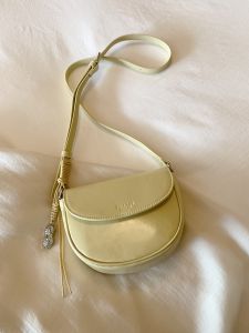 Chio’2nd | Genuine Leather Chestnut Crossbody Saddle Bag