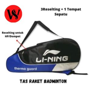 TAS RAKET BADMINTON RANSEL 3R+ TEMPAT SEPATU TERBARU.