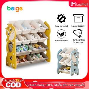 Kệ Đồ Chơi Cho Bé Beige Đa kích thước | Chất liệu không độc hại | Giải pháp lưu trữ thông minh