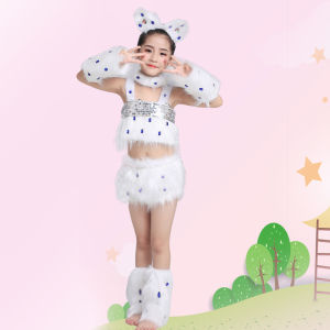 YOULEBAN | Child Kitty Cat Performance Costume