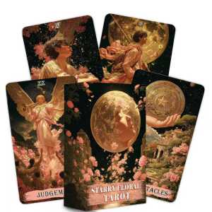 Starry Sky Flower Language Tarot Deck 78 Cards with a Guidebook Ideal for Intuitive Readings and Spiritual Guidance