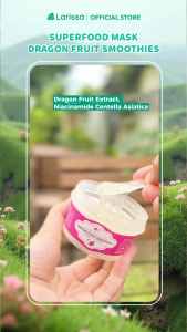 Larissa Superfood Mask Dragon Fruit Smoothies – Masker Wajah Untuk Anti Aging