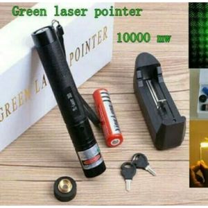 Murah GREEN LASER POINTER HIJAU RECHARGEABLE batterai cherger Modern