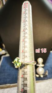 Nhẫn Bạc Ý Xi Kim - Vẻ Đẹp Hoàn Hảo Với Kim Cương Nhân Tạo Hột 7.1li Màu Xanh