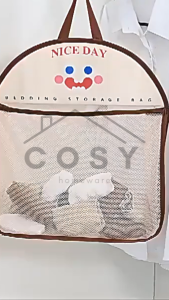 COSY Tas Jaring Gantung Penyimpanan Mainan Kaus Kaki Plastik Bawang Serbaguna Multifungsi / Organizer Bag Pakaian Dalam / Travel Organizer High Quality