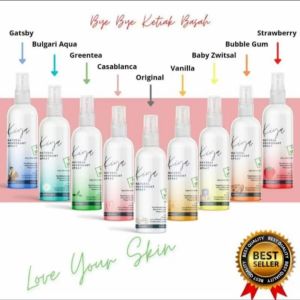 PAKET RESELLER 10PCS KIYA NATURAL DEODORANT TAWAS CAIR MENGHILANGKAN BAU BADAN/KETIAK NON ALKOHOL 100ml