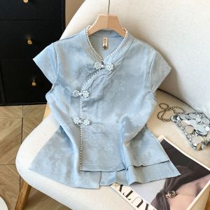 Áo Sơ Mi Giúp Gầy Gọn Hoa Văn Elegance