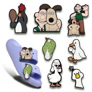 Disney | New Cute Duck and Funny Dog Shoe Charms cute little horse PVC Shoe Accessories Decoration Party Kids Xmas Halloween Gifts