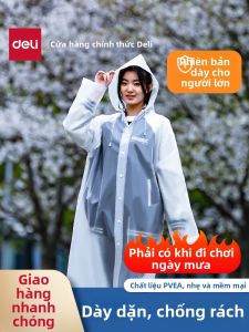 deli | Raincoat Waterproof Long Electric Bike Adults