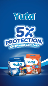 YUTA Adult Diapers Tape | Lampin Dewasa | M10/L8/XL8 (1 Pack)