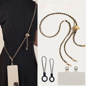 Vai Dây đeo dây bảo hiểm cross-cơ thể chuỗi dài cho điện thoại di động vỏ điện thoại dây treo của phụ nữ dây treo bên dây phía sau Sling chéo Dây đeo dây bảo hiểm