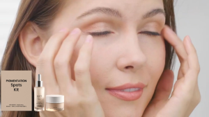 Pigmentation Spots Kit Brightening Booster And Glow Mask With Coffee Oil Even Skin Tone Hydrating Facemask 1set